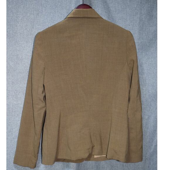 Trina Turk Los Angeles Camel Tan One-Button Blazer Size 10 - Picture 3 of 3